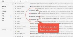 Gmail Sender Icons