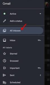 All inboxes Option