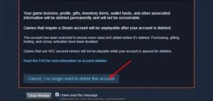 Steam account