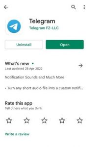 Telegram app