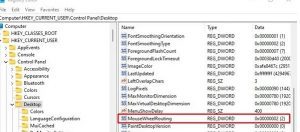 Mouse Wheel Routing