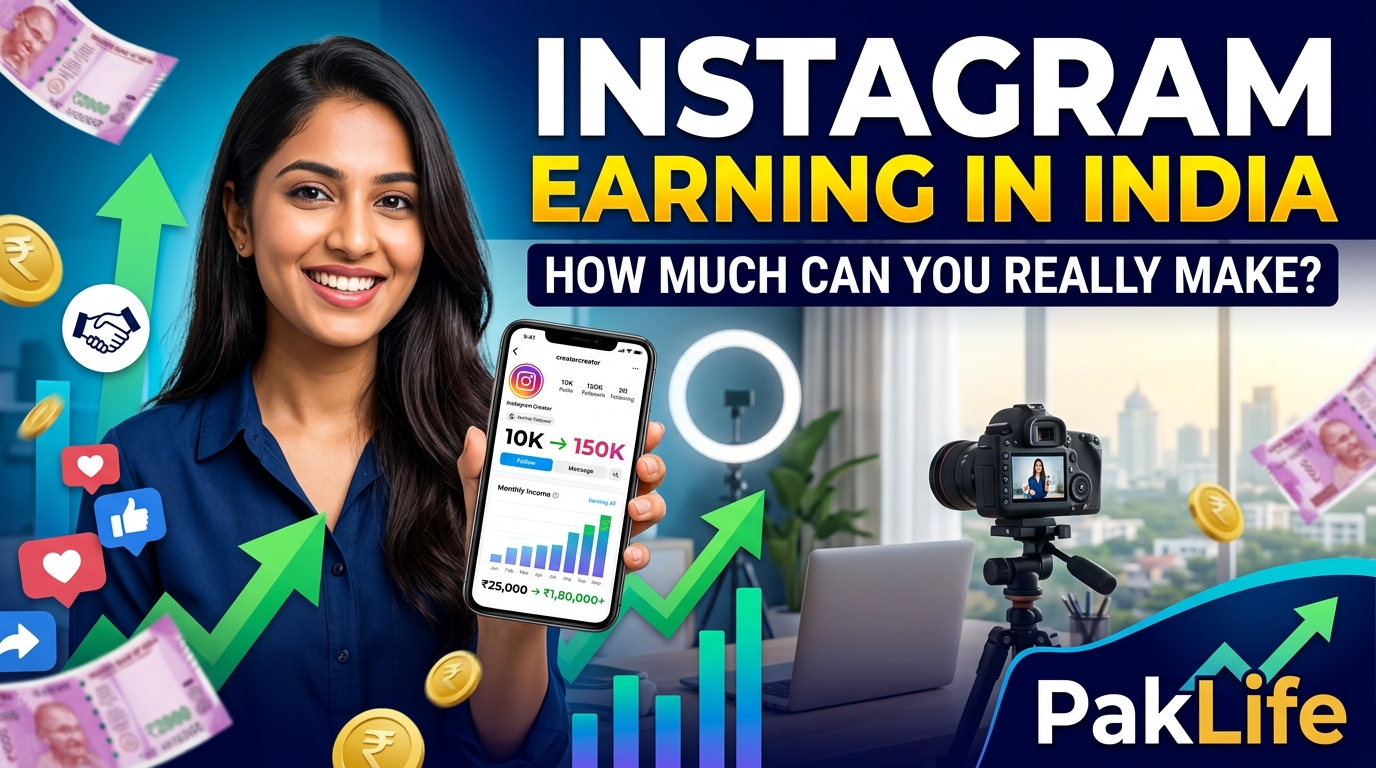 Instagram Earning in India How Much Can You Really Make PakLife
