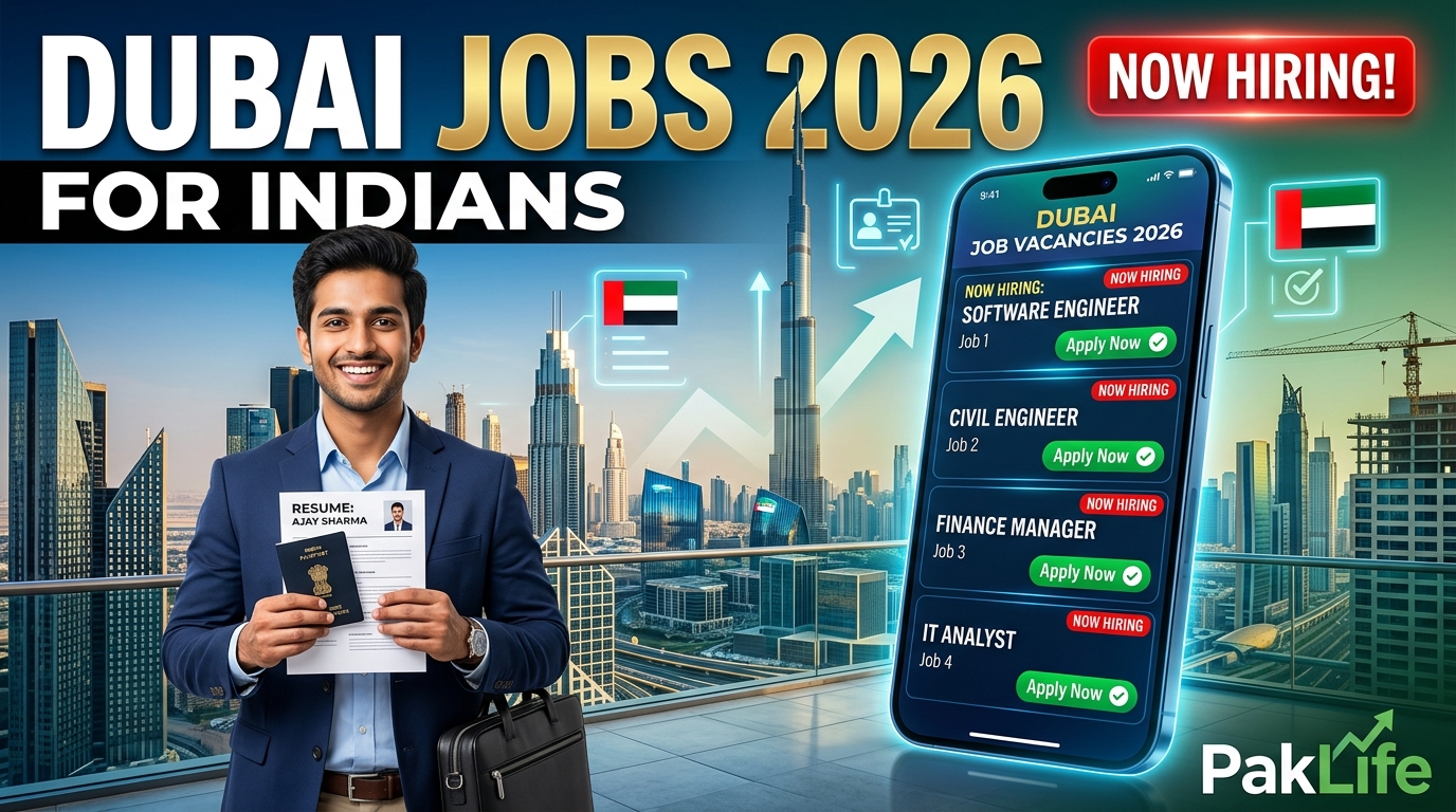 Latest Dubai Job Vacancies for Indians in 2026 PakLife
