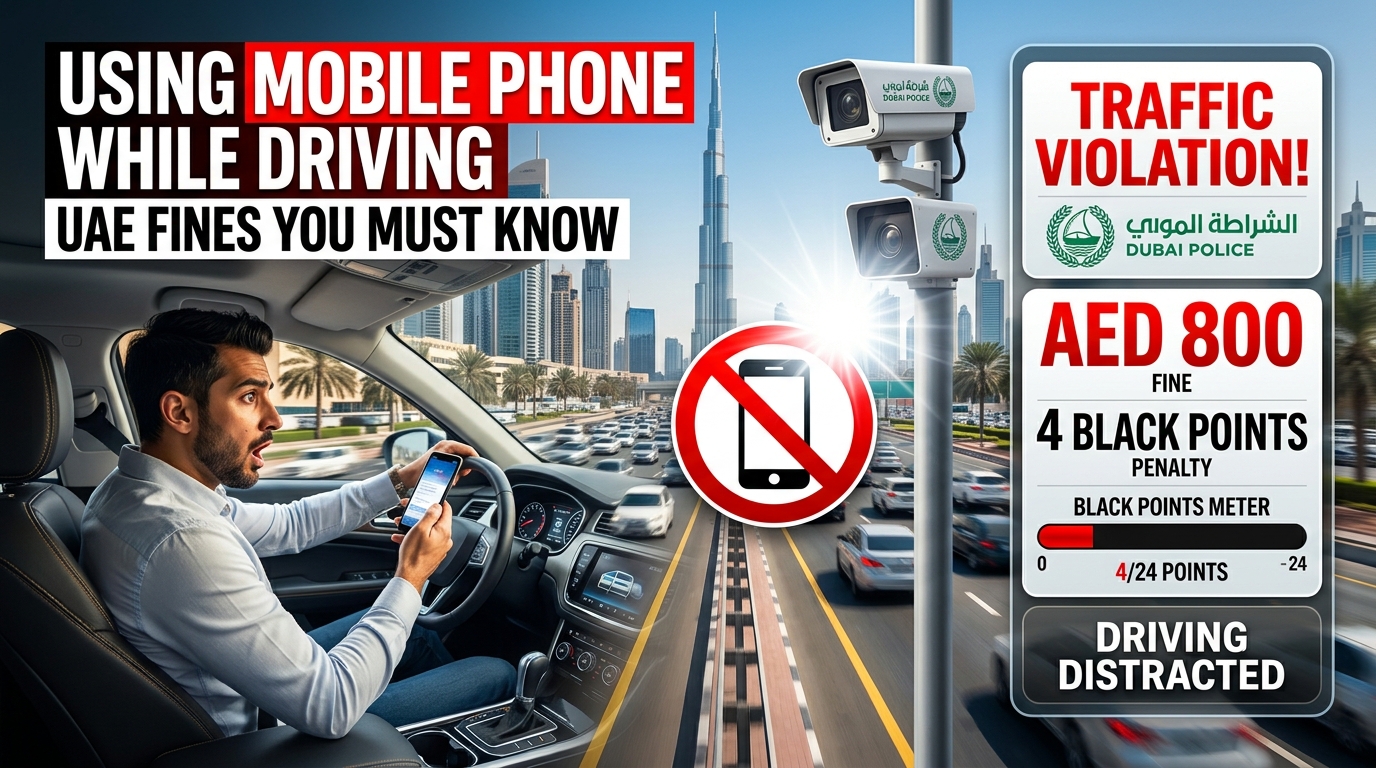 Using a Mobile Phone While Driving UAE Fines You Need to Know