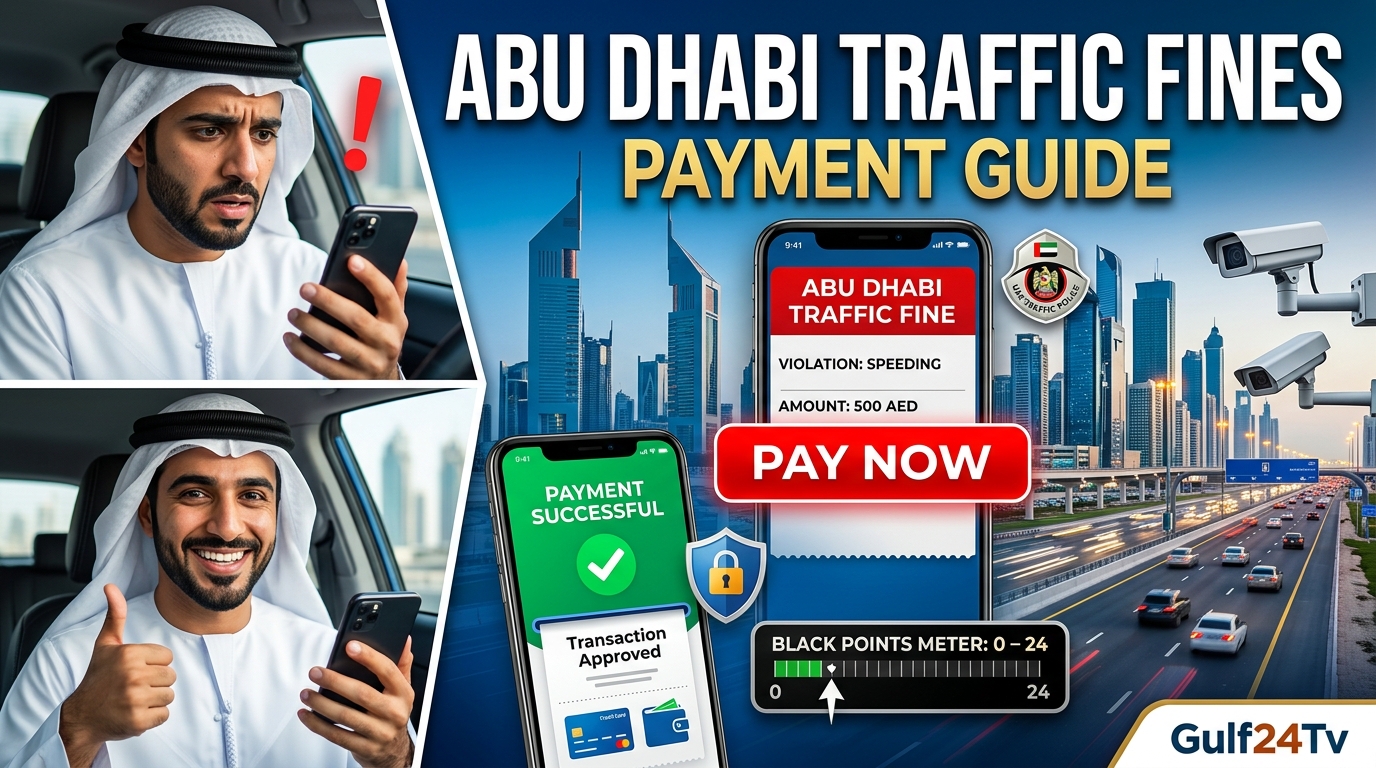 Abu Dhabi Traffic Fines and Payment Guide Gulf24Tv