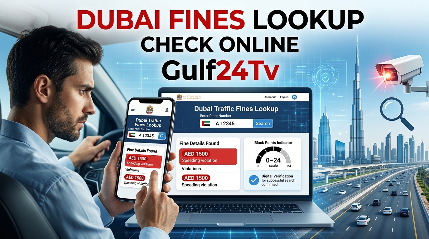 Dubai Traffic Fines Lookup Tool Gulf24Tv