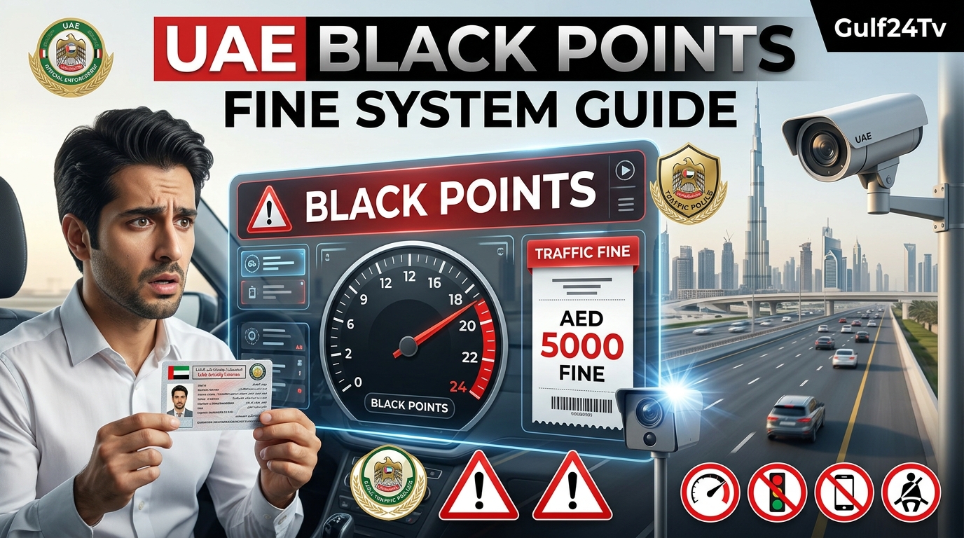 UAE Black Points and Fine System Guide: Gulf24Tv
